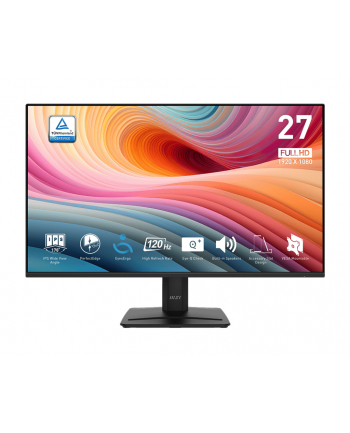 MSI PRO MP275 E2 27inch FHD IPS 120Hz 300cd/m2 1ms HDMI DP D-sub Speakres nr 1