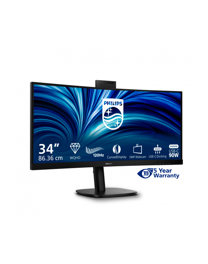 PHILIPS 34B2U3600CH/00 34inch UWQHD VA 120Hz 21:9 HDMI 2.0 DP 1.4 USB-C główny