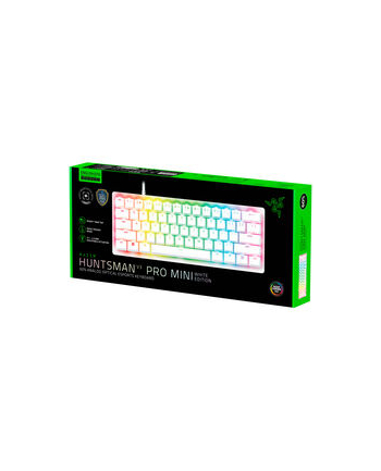 RAZER Huntsman V3 Pro Mini keyboard - White - German Layout