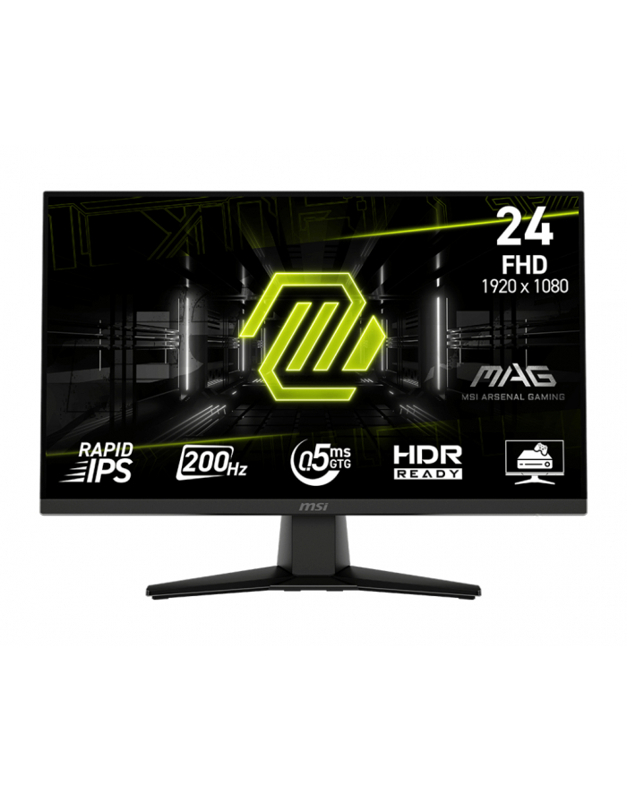 MSI MAG 242F 23.8inch Rapid IPS FHD 200Hz 300cd/m2 0.5ms HDMI2.0 DP główny