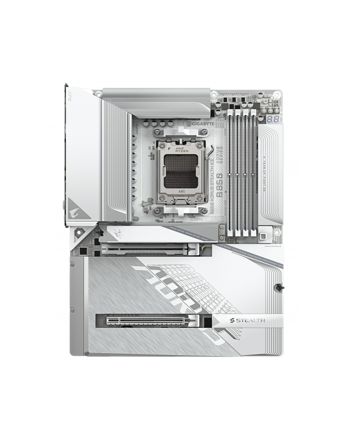 GIGABYTE B850 A STEALTH ICE AM5 MB 4xDDR5 2xSATA 3xM.2 główny
