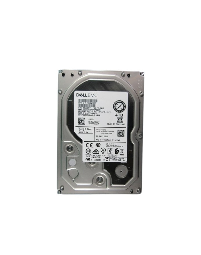 dell technologies DELL 4TB Hard Drive SATA 6Gbps 7.2K RPM 512n 3.5inch CK główny