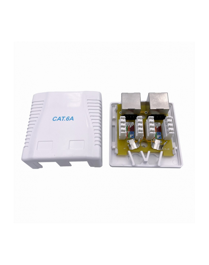 GEMBIRD gniazdo natynkowe ekranowane 2xRJ45 Kat. 6A FTP główny