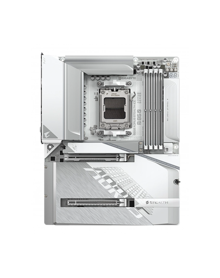 GIGABYTE B850 A STEALTH ICE AM5 MB 4xDDR5 2xSATA 3xM.2 główny