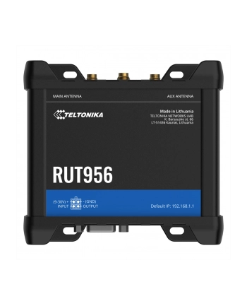 TELTONIKA NETWORKS RUT956 DUAL SIM 4G/LTE/3G/2G RS232 RS584 WiFi router eSIM version
