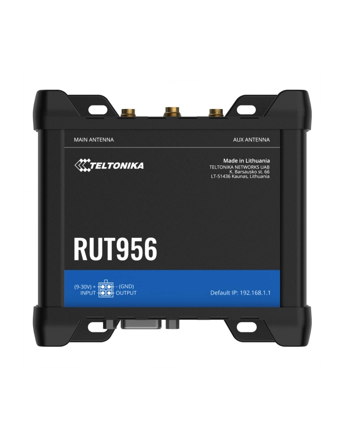 TELTONIKA NETWORKS RUT956 DUAL SIM 4G/LTE/3G/2G RS232 RS584 WiFi router eSIM version główny