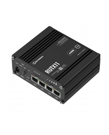 TELTONIKA NETWORKS RUTX11 DUAL SIM Bluetooth 4G/LTE router EMEA eSIM version