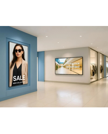 VIEWSONIC ViewBoard LED large format display 75inch 3840x2160 500 nits System Android 14 24/7 USB-C 4/32GB 2x10W speakers landscape