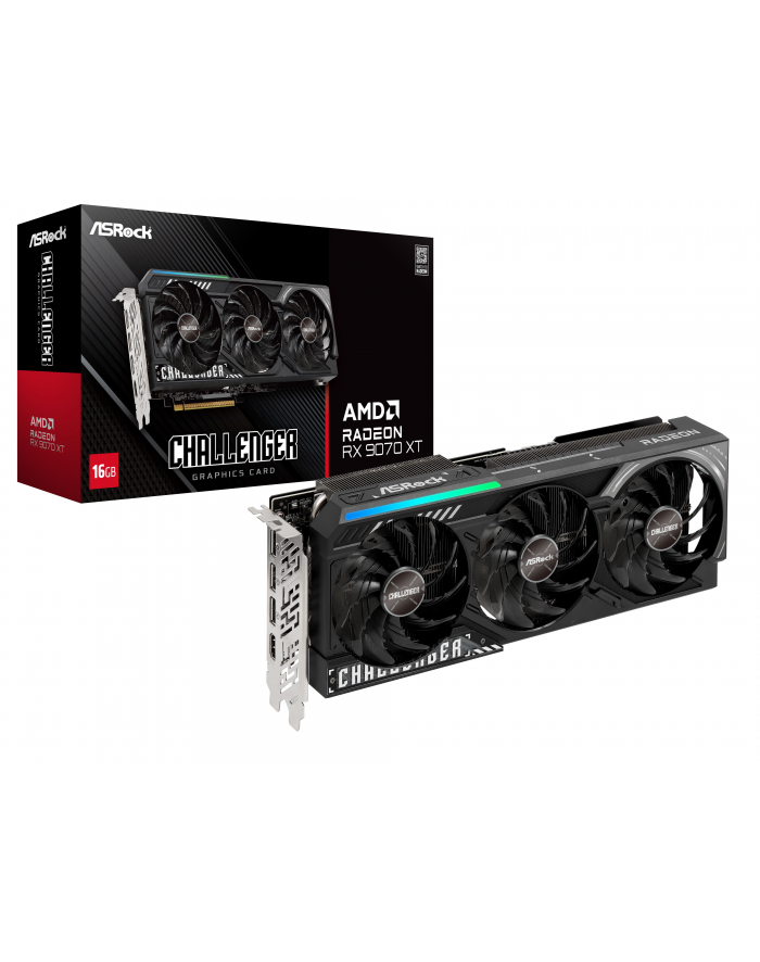 ASROCK Radeon RX 9070 XT Challenger 16GB główny