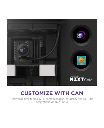 NZXT water cooling Kraken Plus 280 LCD black