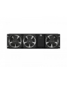 LANBERG Vertical ventilation panel 19inch 3U for rack three fans 230V black - nr 4