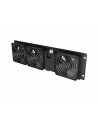 LANBERG Vertical ventilation panel 19inch 3U for rack three fans 230V black - nr 5