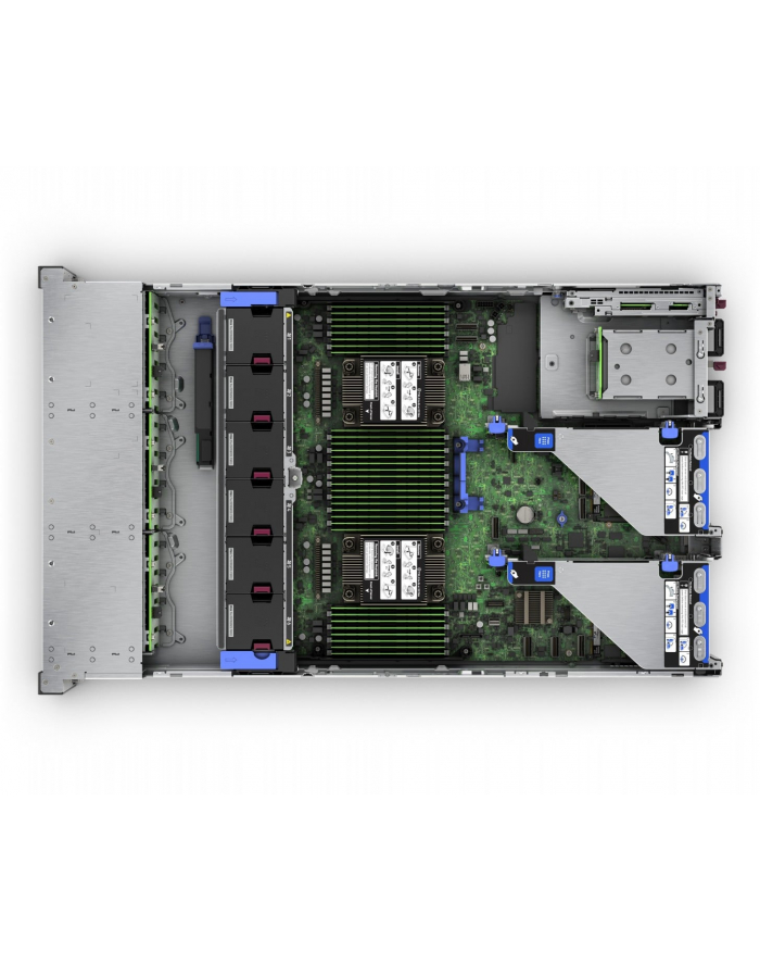hewlett packard enterprise HPE ProLiant DL380 Gen11 Intel Xeon Silver 4510 2.4GHz 12c 1P 2x32GB-R 8SFF 1x7.68TB NVMe SSD 2x1000W PS EU Server główny