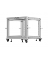 LANBERG Open rack 19inch 9U 600X600-1100 adjustable grey - nr 1