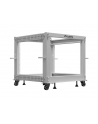 LANBERG Open rack 19inch 9U 600X600-1100 adjustable grey - nr 2