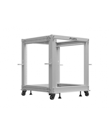 LANBERG Open rack 19inch 12U 600X600-1100 adjustable grey