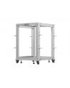 LANBERG Open rack 19inch 15U 600X600-1100 adjustable grey - nr 1