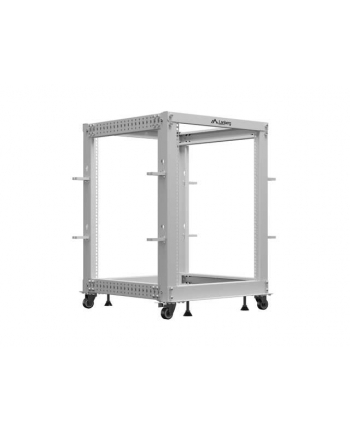 LANBERG Open rack 19inch 15U 600X600-1100 adjustable grey