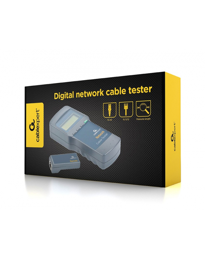 GEMBIRD Cyfrowy tester kabli sieciowych RJ45/RJ11 UTPSTP 5E 6E główny