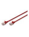 DIGITUS CAT 6A F-FTP Slim Patch cord Cu LSZH AWG 32/7 length 1m Red - nr 1