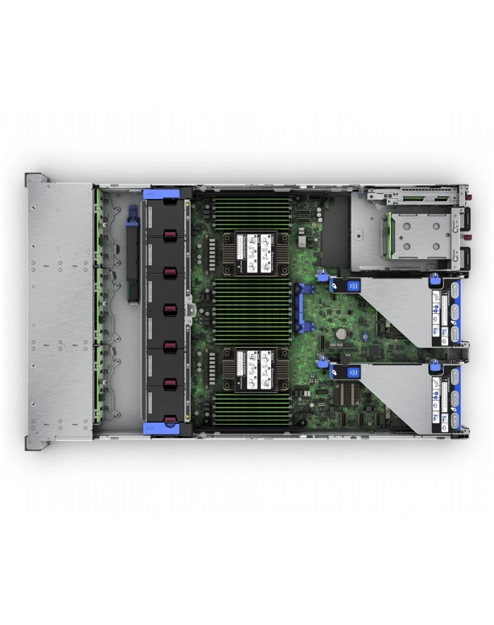 hewlett packard enterprise HPE ProLiant DL380 Gen11 Intel Xeon Silver 4510 2.4GHz 12c 1P 2x32GB-R 8SFF 1x7.68TB NVMe SSD 2x1000W PS EU Server główny