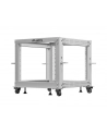 LANBERG Open rack 19inch 9U 600X600-1100 adjustable grey - nr 1