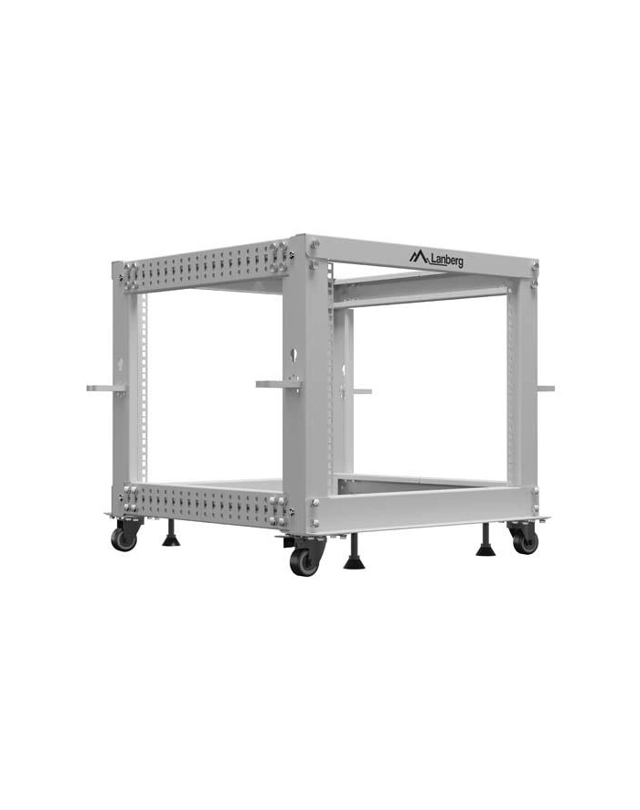 LANBERG Open rack 19inch 9U 600X600-1100 adjustable grey główny