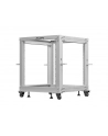 LANBERG Open rack 19inch 12U 600X600-1100 adjustable grey - nr 1