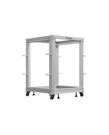 LANBERG Open rack 19inch 15U 600X600-1100 adjustable grey nr 1