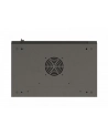 LANBERG Rack cabinet 19inch wall-mount 12U/540X350 flat pack with glass door black - nr 6