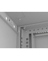 LANBERG Rack cabinet 19inch wall-mount 12U/540X350 flat pack with glass door grey - nr 3
