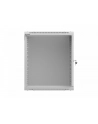 LANBERG Rack cabinet 19inch wall-mount 12U/540X350 flat pack with glass door grey - nr 5