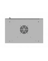 LANBERG Rack cabinet 19inch wall-mount 12U/540X350 flat pack with glass door grey - nr 6