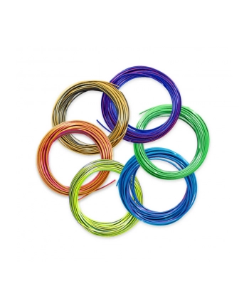 3DOODLER 6 SZPUL PO 10 M Z 3 ŻYWYMI KOMBINACJAMI KOLORÓW FILAMENTU PLA 1,75 MM DO 3DOODLER FLOW FLOW-TRIFILLS
