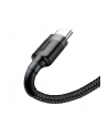 BASEUS KABEL USB DO USB-C CAFULE 3A 1M SZARO-CZARN - nr 4
