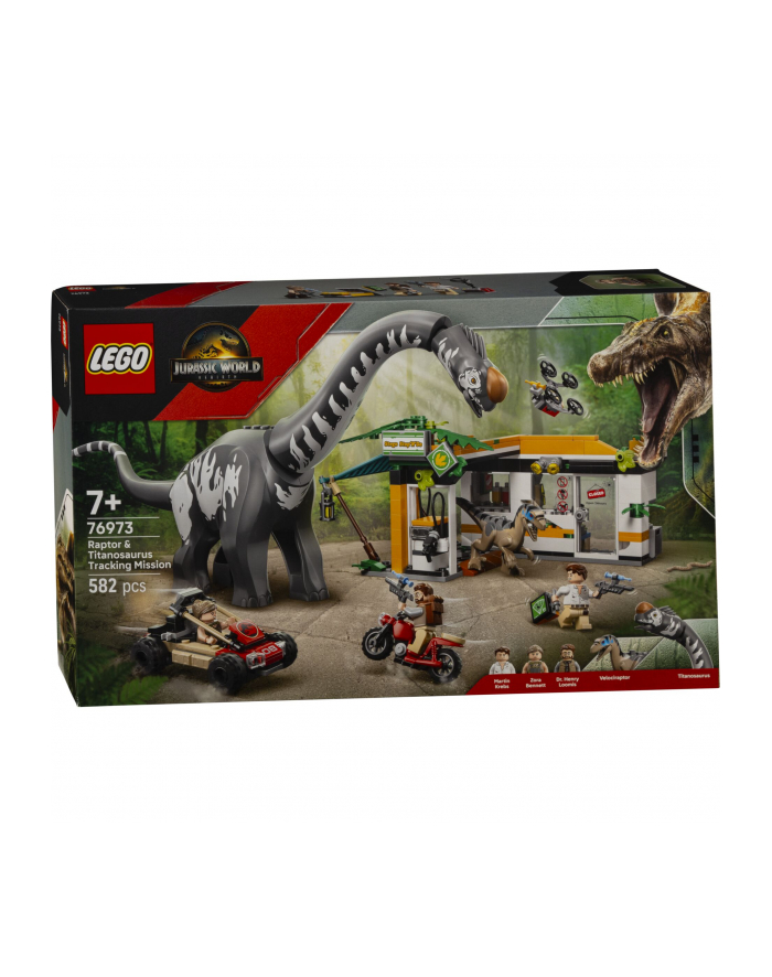 LEGO Jurassic World 76973 Na tropie tytanozaura i raptora główny