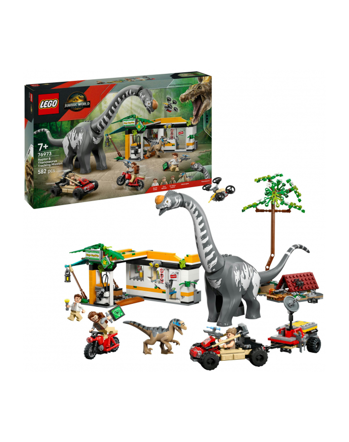 LEGO Jurassic World 76973 Na tropie tytanozaura i raptora główny
