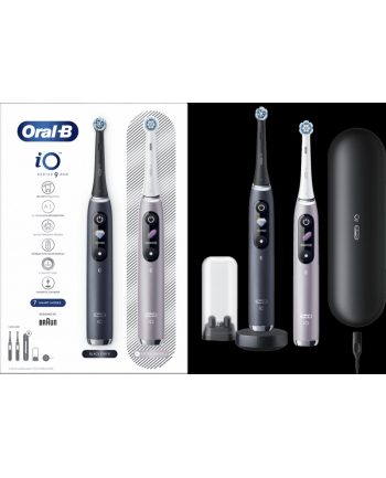 braun Szcoteczka Oral-B  iO Series 9 Duo Black Onyx/Rose nr 2