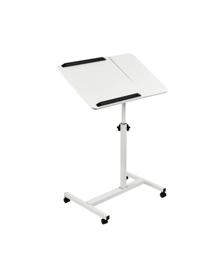 MACLEAN MOBILNE BIURKO/STAND NA LAPTOP, BIAŁE, REGULACJA WYSOKOŚĆ 59-89CM, MAX 30KG MC-121 W główny