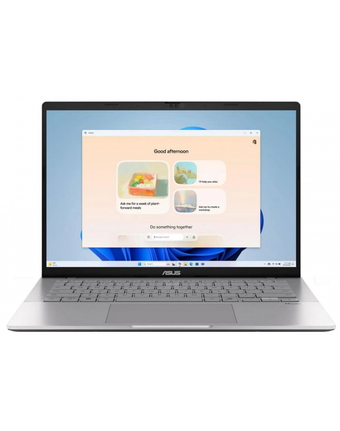 ASUS Vivobook S 14 S3407VA-LY031W i5-13420H 140''; WUXGA IPS-level Panel 60Hz 300nits AG 16GB DDR5 SSD512 Intel UHD Graphics WLAN+BT Cam1080p 70WHrs Win11 Cool Silver główny