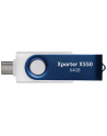 patriot memory PARTIOT FLASHDRIVE Xporter X550 64GB Dual USB A+C, 80MB/s Alu-plastic - nr 1