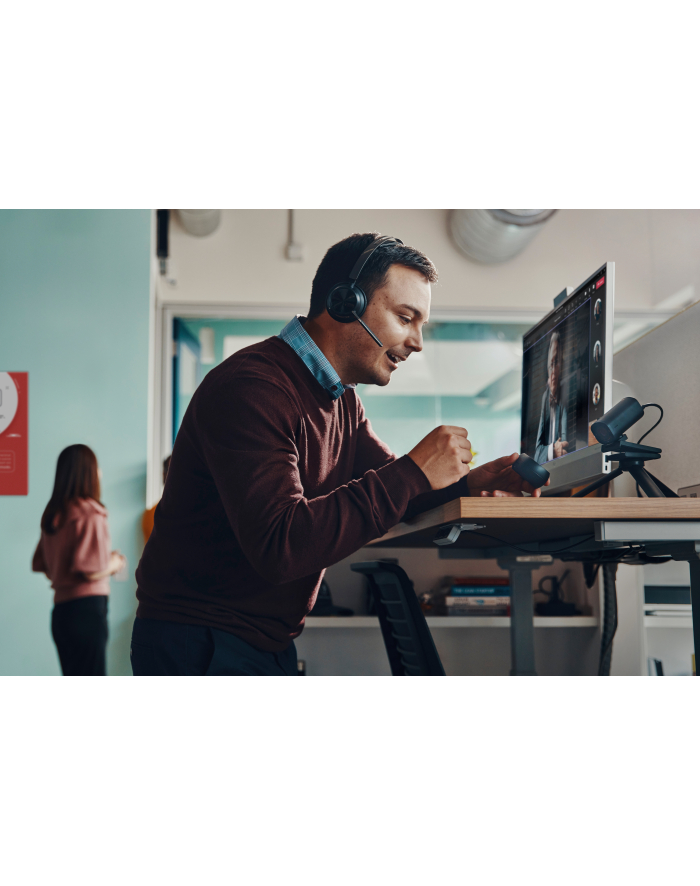 Słuchawki Poly Voyager Focus 2-M USB-C-C Headset USB-C/A Adapter Charging Stand No lo''zation Retail Packaging główny