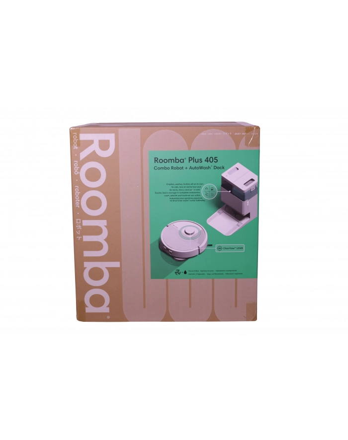 Robot sprzątający iRobot Roomba Plus 405 Combo + stacja AutoWash (biały) główny