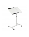 MACLEAN MOBILNE BIURKO/STAND NA LAPTOP, BIAŁE, REGULACJA WYSOKOŚĆ 59-89CM, MAX 30KG MC-121 W - nr 1