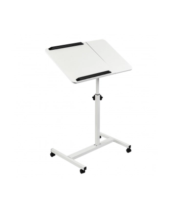 MACLEAN MOBILNE BIURKO/STAND NA LAPTOP, BIAŁE, REGULACJA WYSOKOŚĆ 59-89CM, MAX 30KG MC-121 W