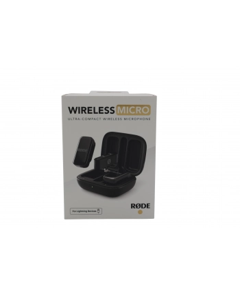 RODE Wireless Micro - 2-kanałowy cyfrowy system bezprzewodowy (Lightning, Czarny) nr 1