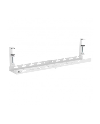 MACLEAN ORGANIZER PODBIURKOWY NA KABLE, MAX OBCIĄŻENIE 5KG, MAX 728MM, BIAŁY MC-103 W nr 1