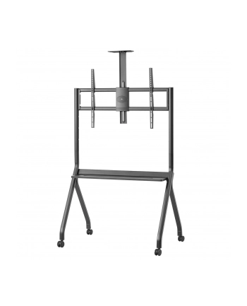 MACLEAN WÓZEK DO TV, PÓŁKA NA KAMERĘ, NA KÓŁKACH, 55-100'';, MAX OBCIĄŻENIE 120KG/10KG PÓŁKA, MAX VESA 900X600 MC-114 B