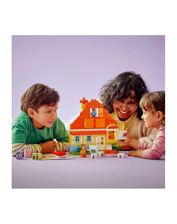LEGO DUPLO Bluey 10459 Dom rodzinny Blue z grą pamięciową główny