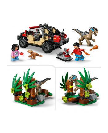 LEGO Jurassic World 76972 Ucieczka terenówką przed raptorem nr 1